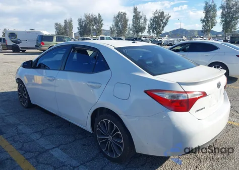 2014 Toyota Corolla S Premium из США, поврежденный, VIN 5YFBURHE8EP003260